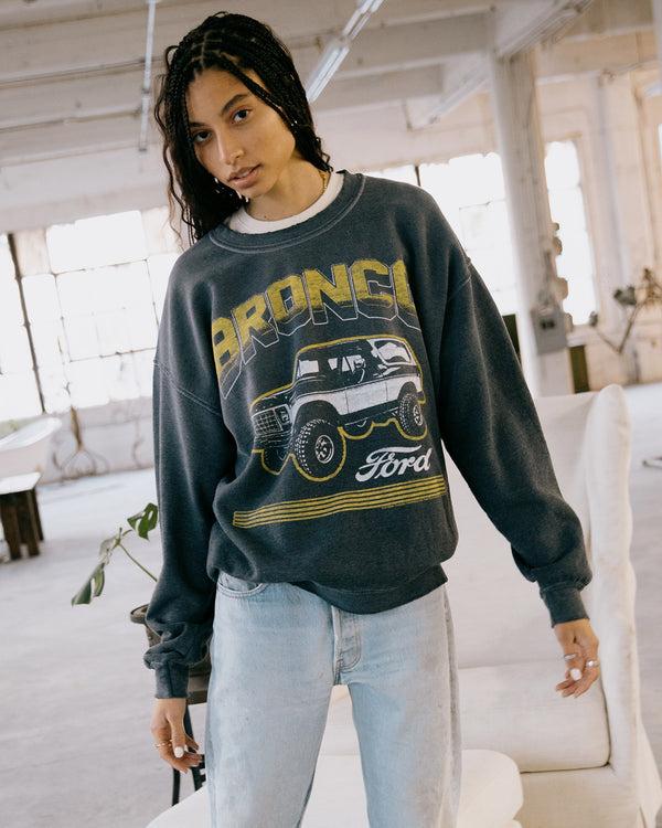 Junk Food Clothing Bronco Powered By Ford Flea Market Fleece Black