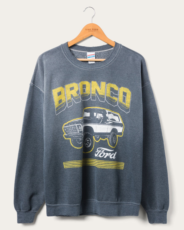 junk food clothing Bronco Powered By Ford Flea Market Fleece Black