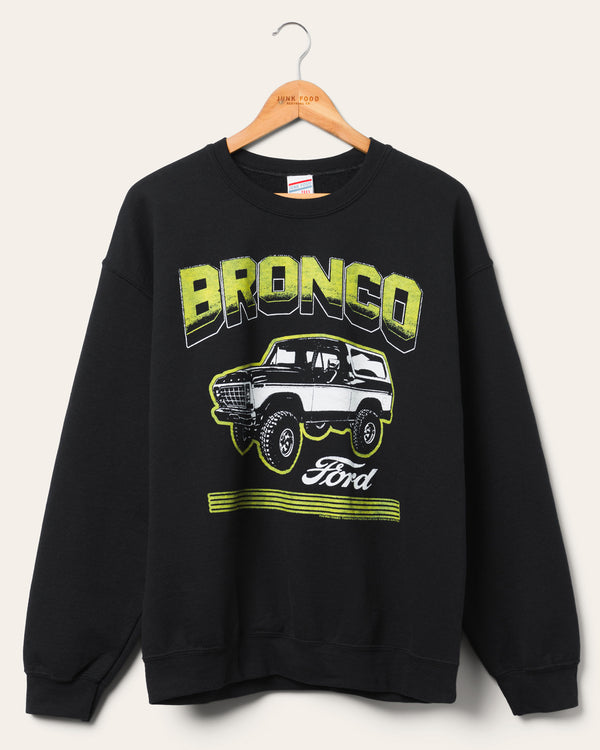 junk food clothing Bronco Powered By Ford Flea Market Fleece Midnight