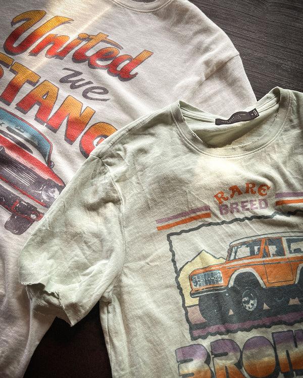 Junk Food Clothing Bronco Rare Breed Vintage Tee Spray