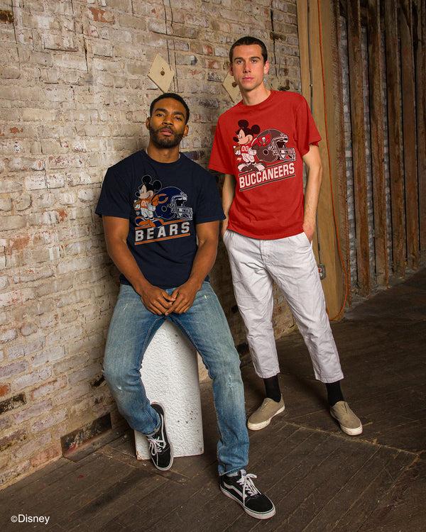 Junk Food Clothing Buccaneers Disney Mickey Came To Play Fan Tee Red