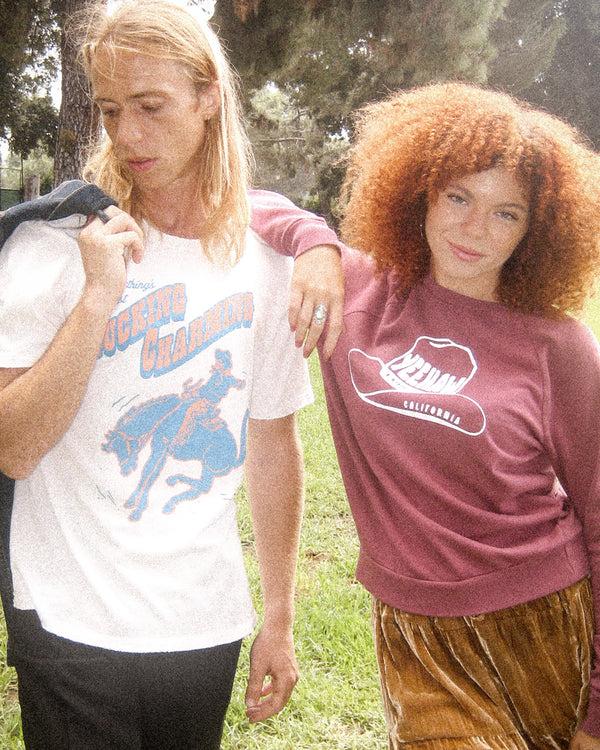 Junk Food Clothing Bucking Charming Vintage Tee Birch