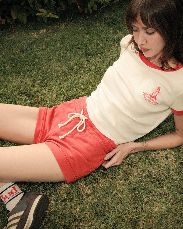 Junk Food Clothing Budweiser King Of Beer Ankle Socks White