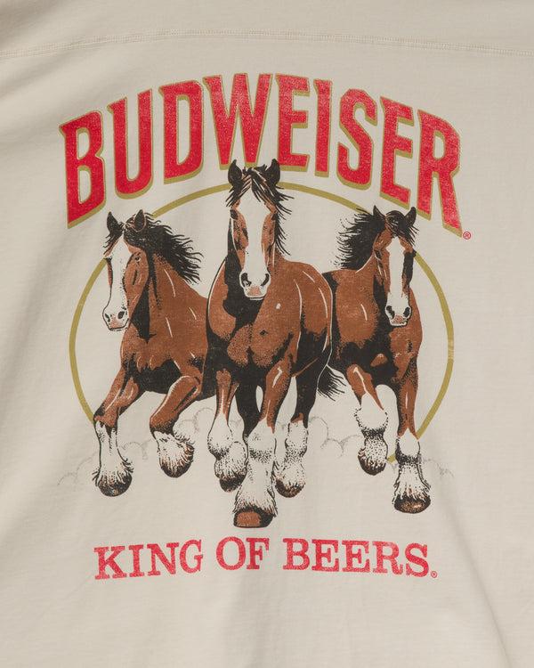Junk Food Clothing Budweiser King Of Beers Hockey Tee Birch