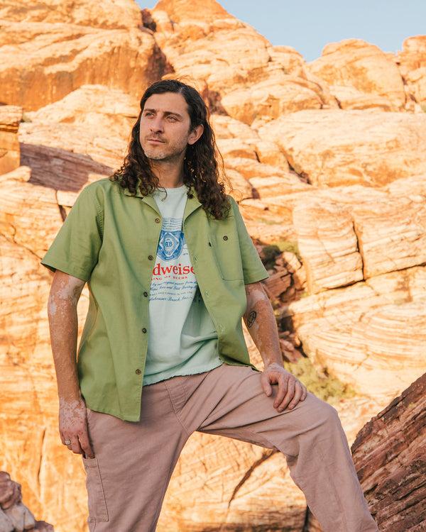 Junk Food Clothing Budweiser Label Vintage Tee Spray