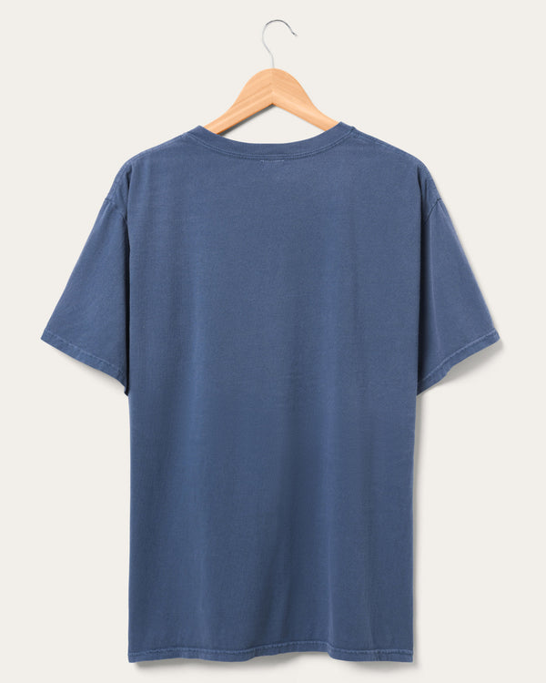 Junk Food Clothing Budweiser Logo Flea Market Tee Blue Dusk