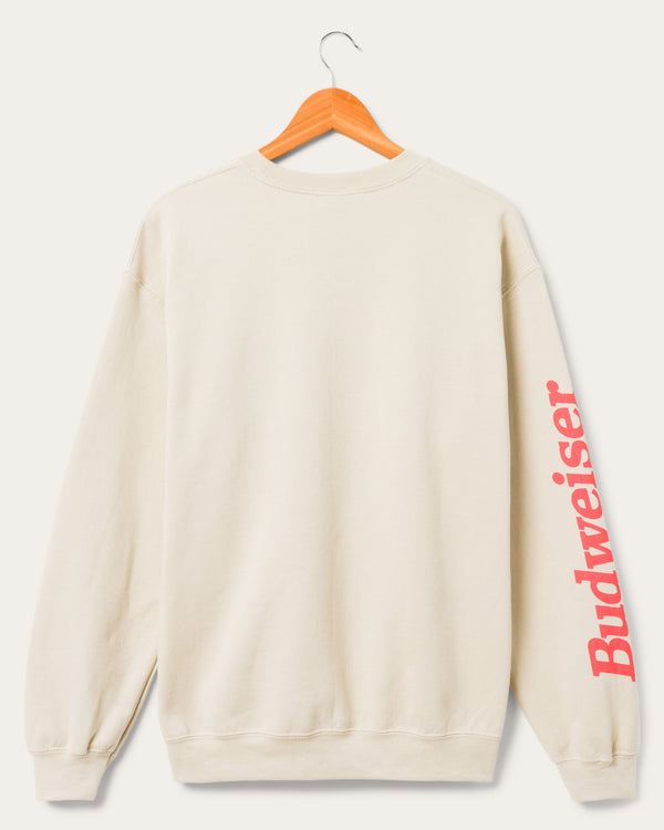 Junk Food Clothing Budweiser Striped Flea Market Fleece Sand