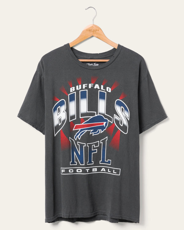 junk food clothing Buffalo Bills Chrome Flea Market Tee Midnight