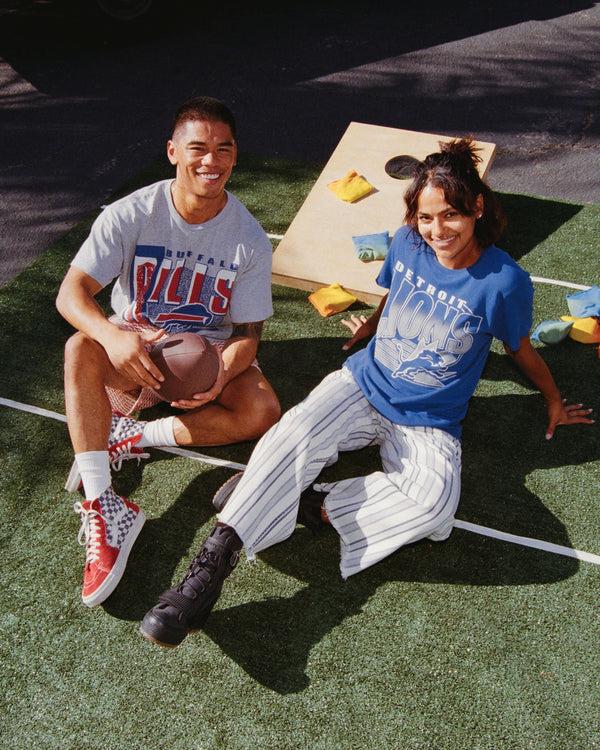 Junk Food Clothing Buffalo Bills Complete Tee Heather Gray