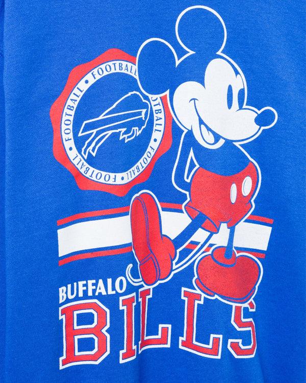 Junk Food Clothing Buffalo Bills Mickey Crew Fleece Royal