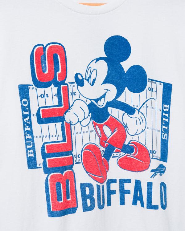 Junk Food Clothing Buffalo Bills Mickey Field Tee White