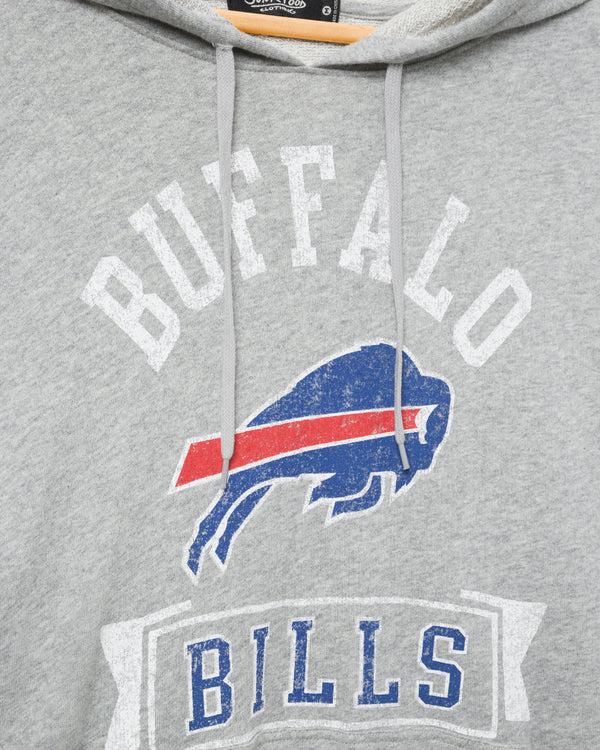 Junk Food Clothing Buffalo Bills Scrimmage Hoodie Heather Grey
