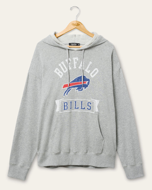 junk food clothing Buffalo Bills Scrimmage Hoodie Heather Grey