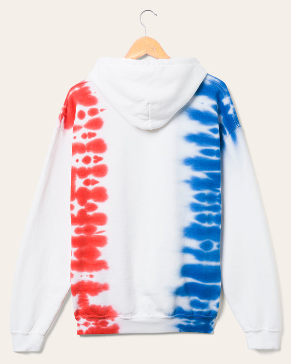 Junk Food Clothing Buffalo Bills Stitch Tie Dye Hoodie Tie Dye