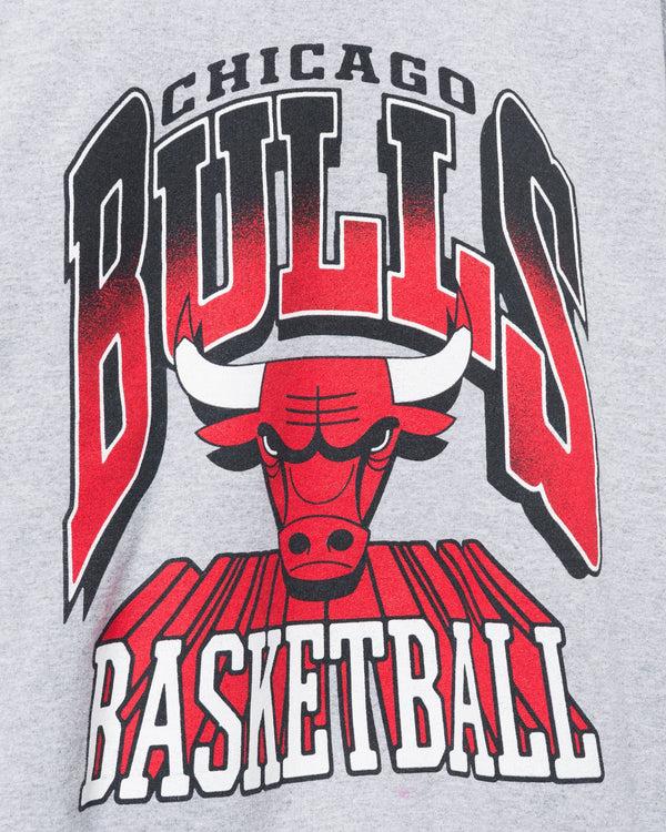 Junk Food Clothing Bulls Backcourt Crew Fleece Heather Grey