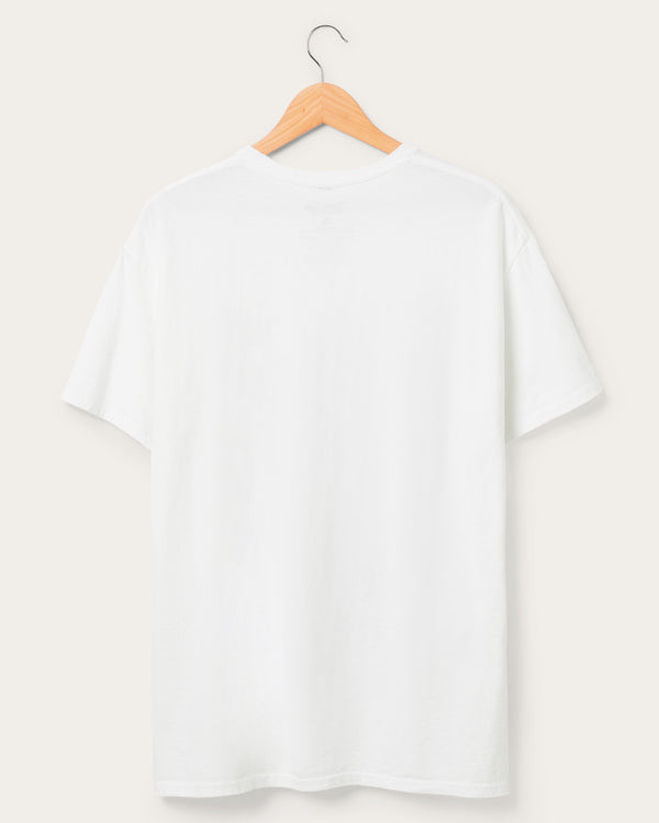 Junk Food Clothing Bulls Jump Shot Short Sleeve Tee White