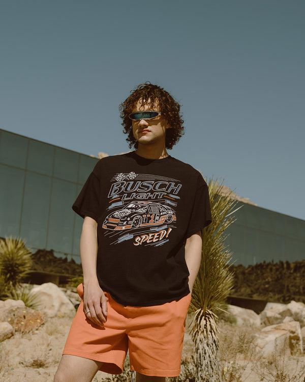 Junk Food Clothing Busch Light Speed Flea Market Tee Black