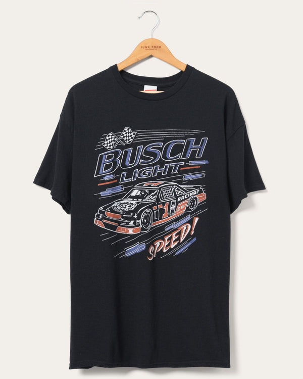 junk food clothing Busch Light Speed Flea Market Tee Black