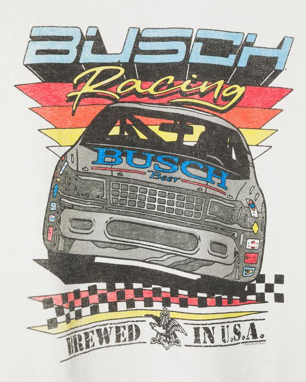 Junk Food Clothing Busch Racing Flea Market Tee White