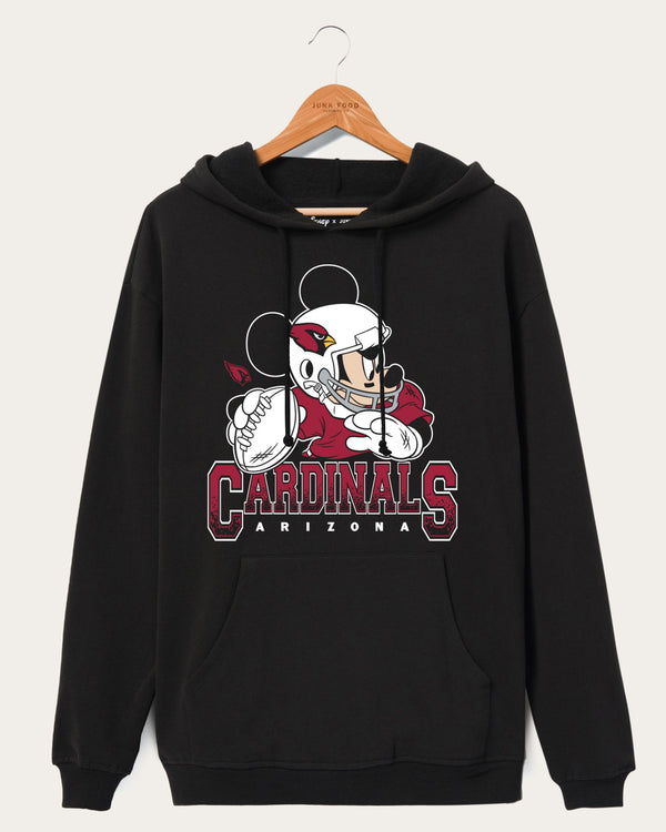 junk food clothing Cardinals Mickey Qb Hoodie Black