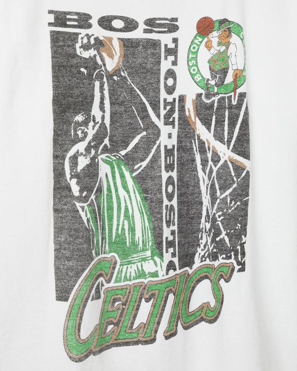 Junk Food Clothing Celtics Jump Shot Short Sleeve Tee White