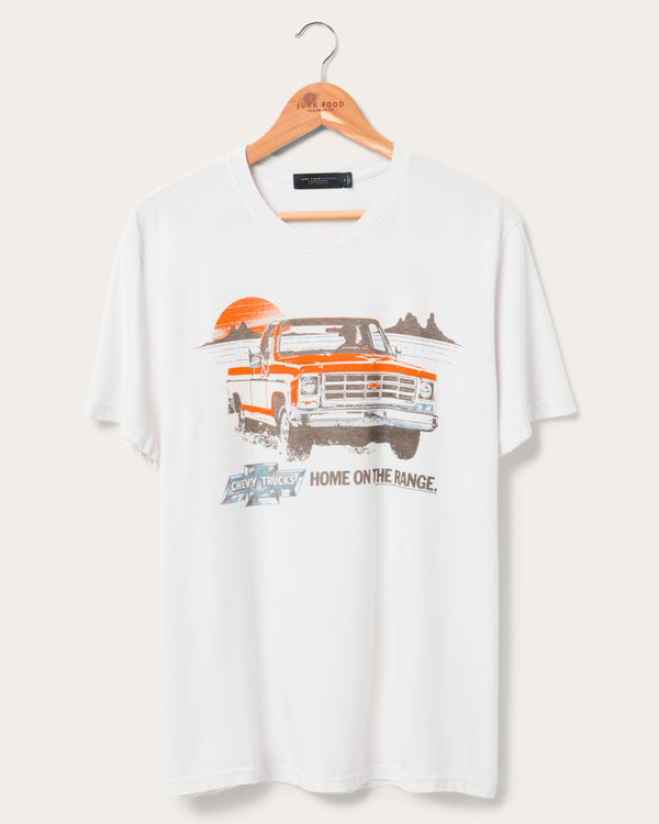junk food clothing Chevy Trucks Home on the Range Vintage Tee Birch