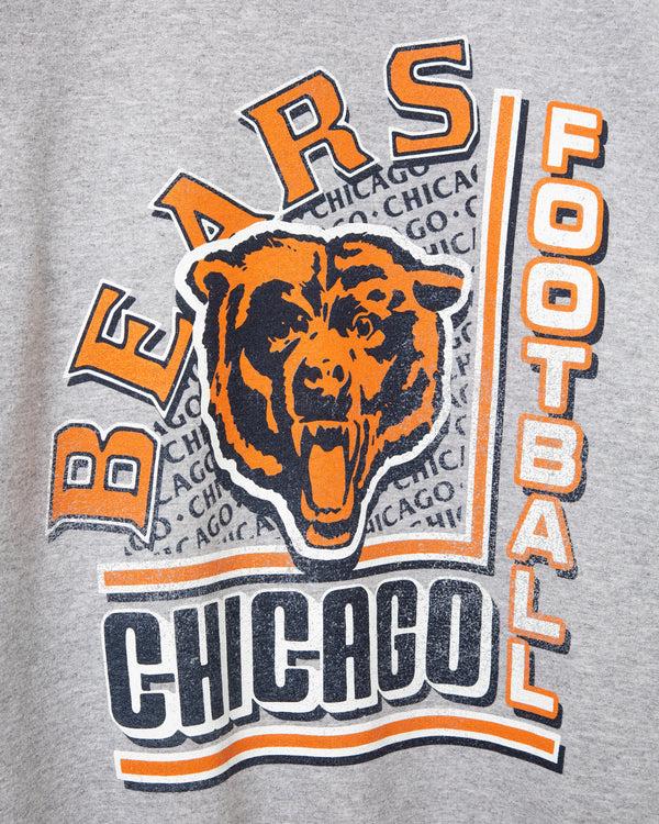 Junk Food Clothing Chicago Bears Backfield Flea Market Crew Fleece Heather Grey