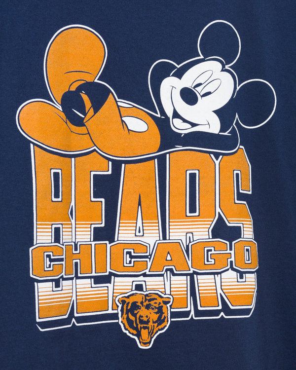 Junk Food Clothing Chicago Bears Mickey Kick Back Tee Navy