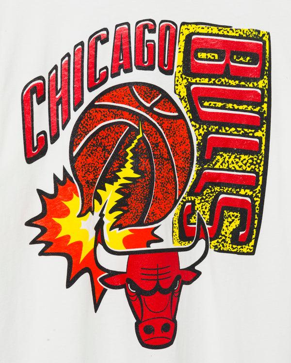 Junk Food Clothing Chicago Bulls 90's Vintage Tee Vintage White