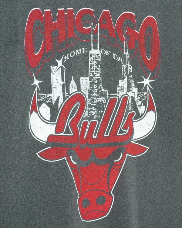 Junk Food Clothing Chicago Bulls Vintage Tee True Black