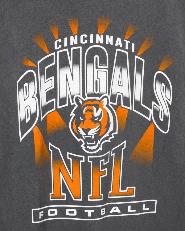 Junk Food Clothing Cincinnati Bengals Chrome Flea Market Tee Midnight