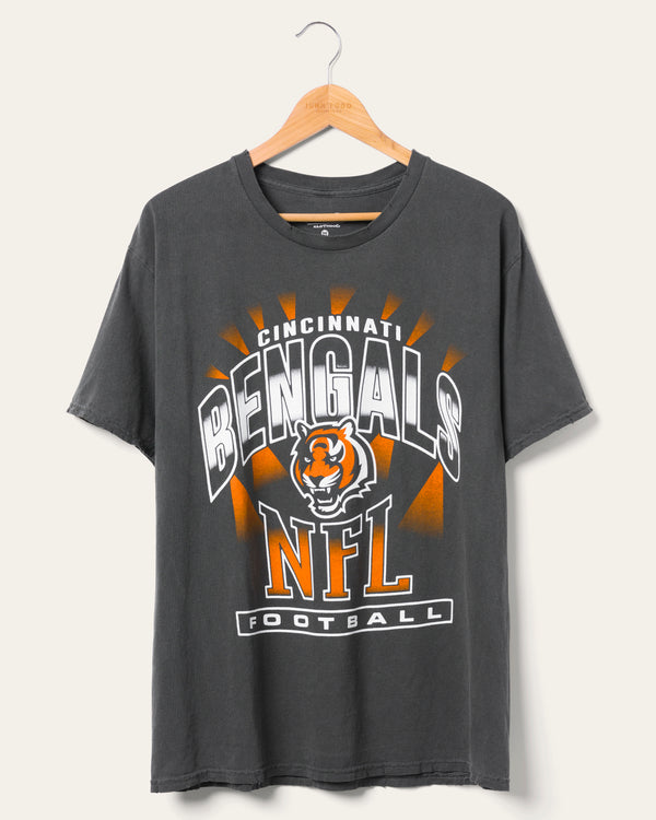junk food clothing Cincinnati Bengals Chrome Flea Market Tee Midnight