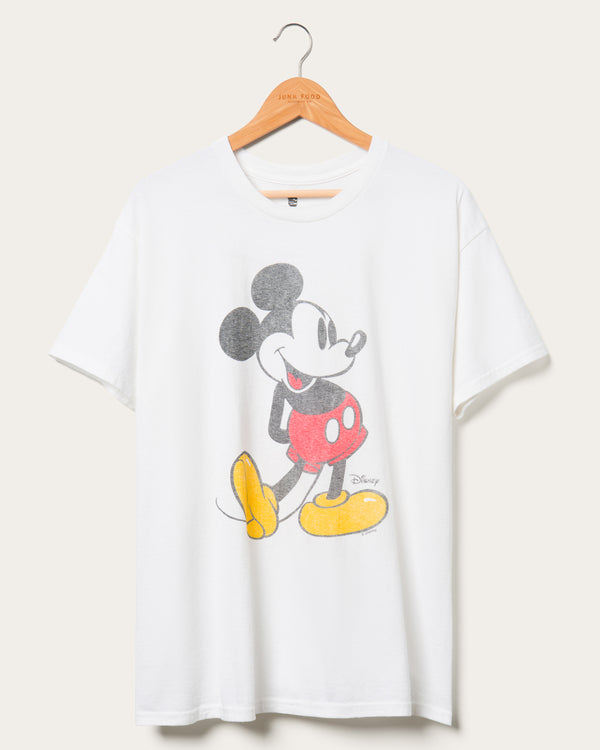 junk food clothing Classic Mickey Flea Market Tee White