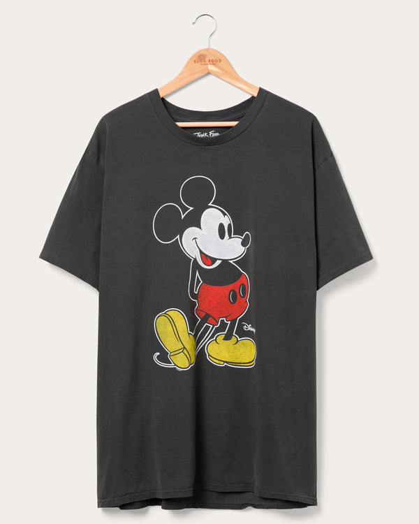 junk food clothing Classic Mickey Oversized Flea Market Tee Vintage Black