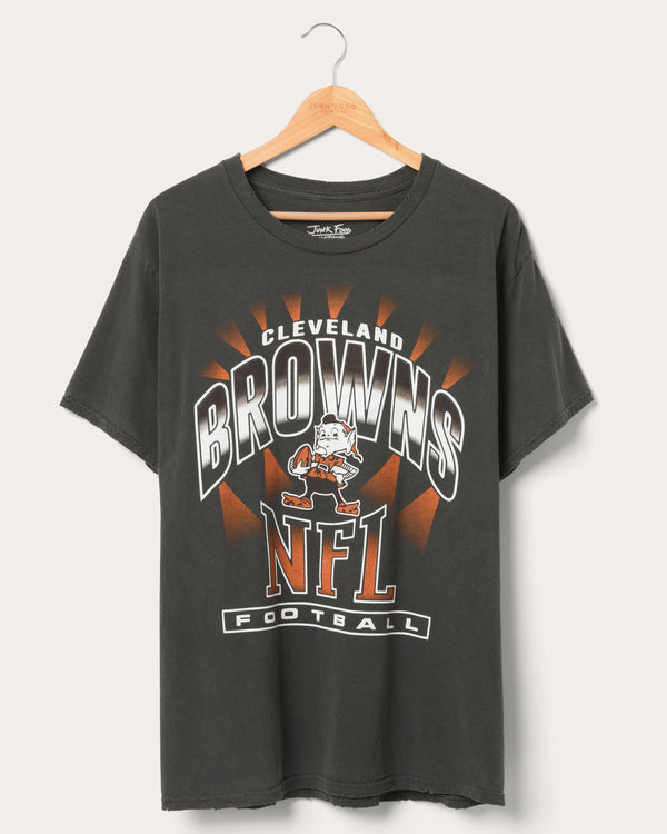 junk food clothing Cleveland Browns Chrome Flea Market Tee Midnight