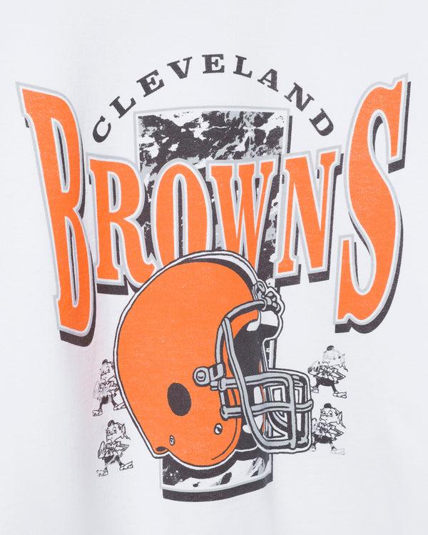 Junk Food Clothing Cleveland Browns Conversion Flea Market Fleece White