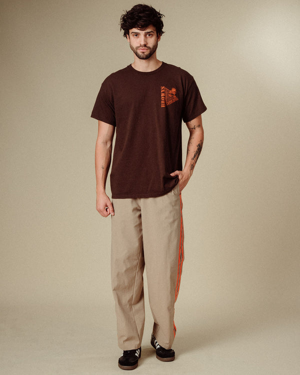 Junk Food Clothing Cleveland Browns Drive Tee Dark Chocolate