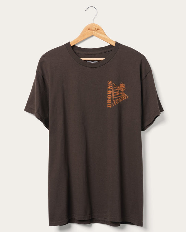 junk food clothing Cleveland Browns Drive Tee Dark Chocolate