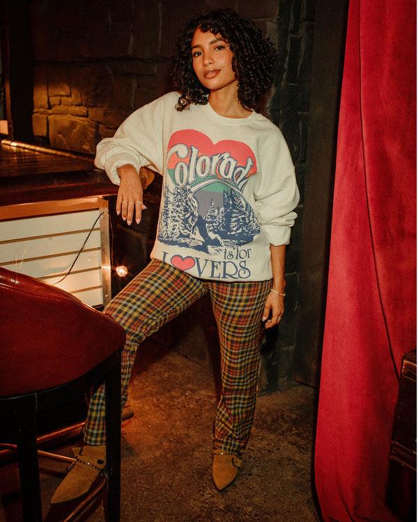 Junk Food Clothing Colorado Is For Lovers Flea Market Fleece White