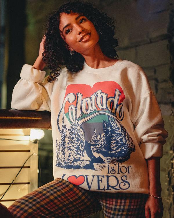 Junk Food Clothing Colorado Is For Lovers Flea Market Fleece White