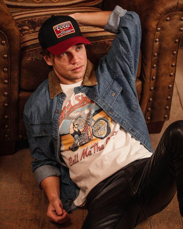 Junk Food Clothing Coors Banquet Beer Trucker Hat Black