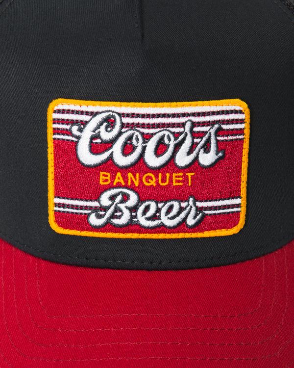 Junk Food Clothing Coors Banquet Beer Trucker Hat Black