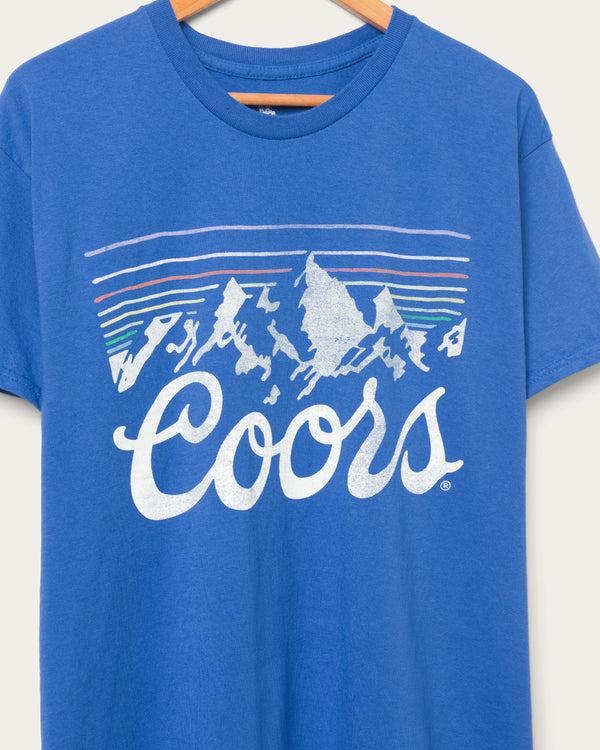 Junk Food Clothing Coors Light Stripes Flea Market Tee Royal