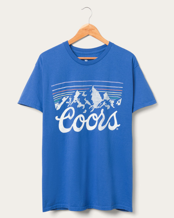 junk food clothing Coors Light Stripes Flea Market Tee Royal