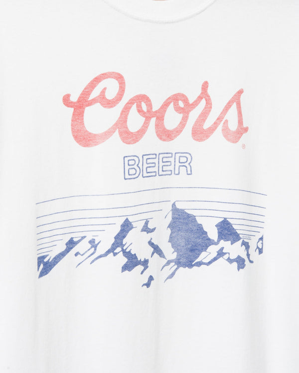 Junk Food Clothing Coors Rocky Mountains Flea Market Tee White