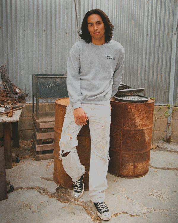 Junk Food Clothing Coors The Legend Flea Market Fleece Heather Gray