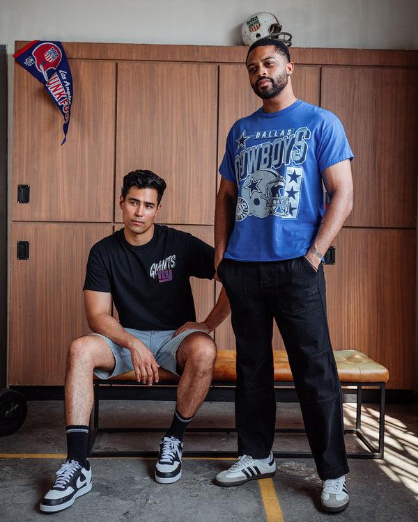 Junk Food Clothing Dallas Cowboys Checkdown Flea Market Tee Royal