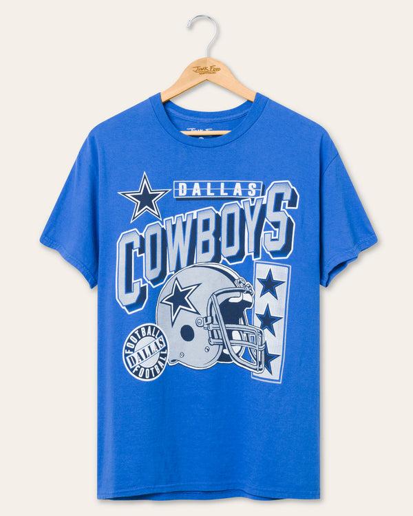junk food clothing Dallas Cowboys Checkdown Flea Market Tee Royal