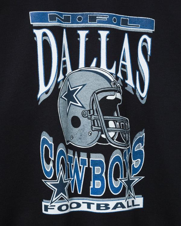 Junk Food Clothing Dallas Cowboys Helmet Flea Market Crew Fleece Black