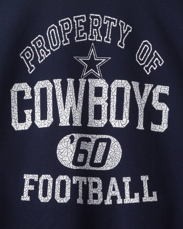 Junk Food Clothing Dallas Cowboys Property Flea Market Crew Fleece Navy